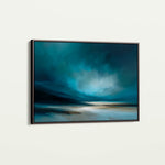 Abstract 1725 Canvas Art 18" x 24" / 45 x 60 cm / Black
