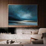 Abstract 1725 Canvas Art 60 x 40 cm / Black