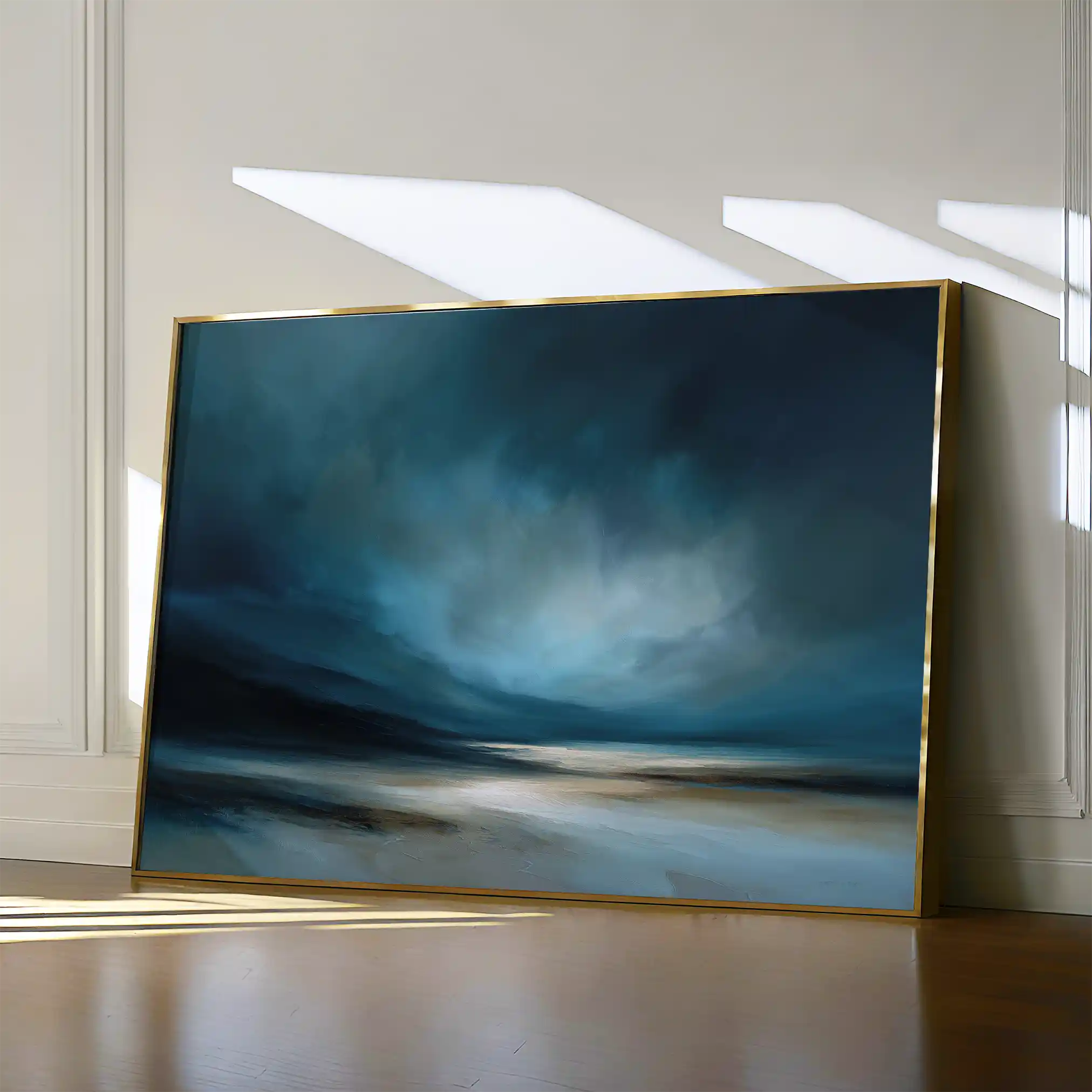Abstract 1725 Canvas Art 60 x 40 cm / Black