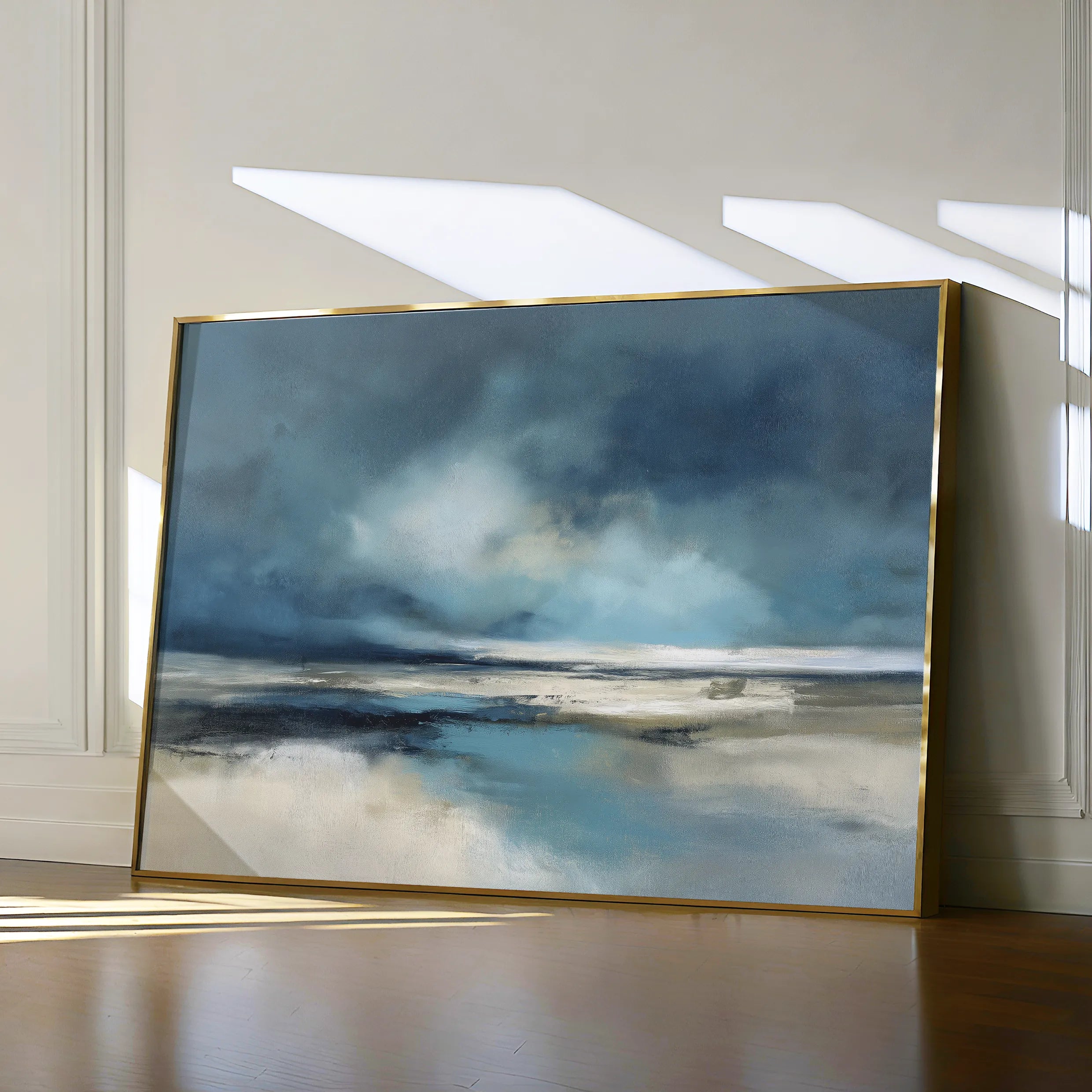 Abstract 1726 Canvas Art 18" x 24" / 45 x 60 cm / Black