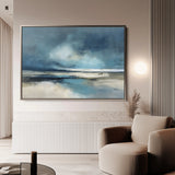 Abstract 1726 Canvas Art 18" x 24" / 45 x 60 cm / Black