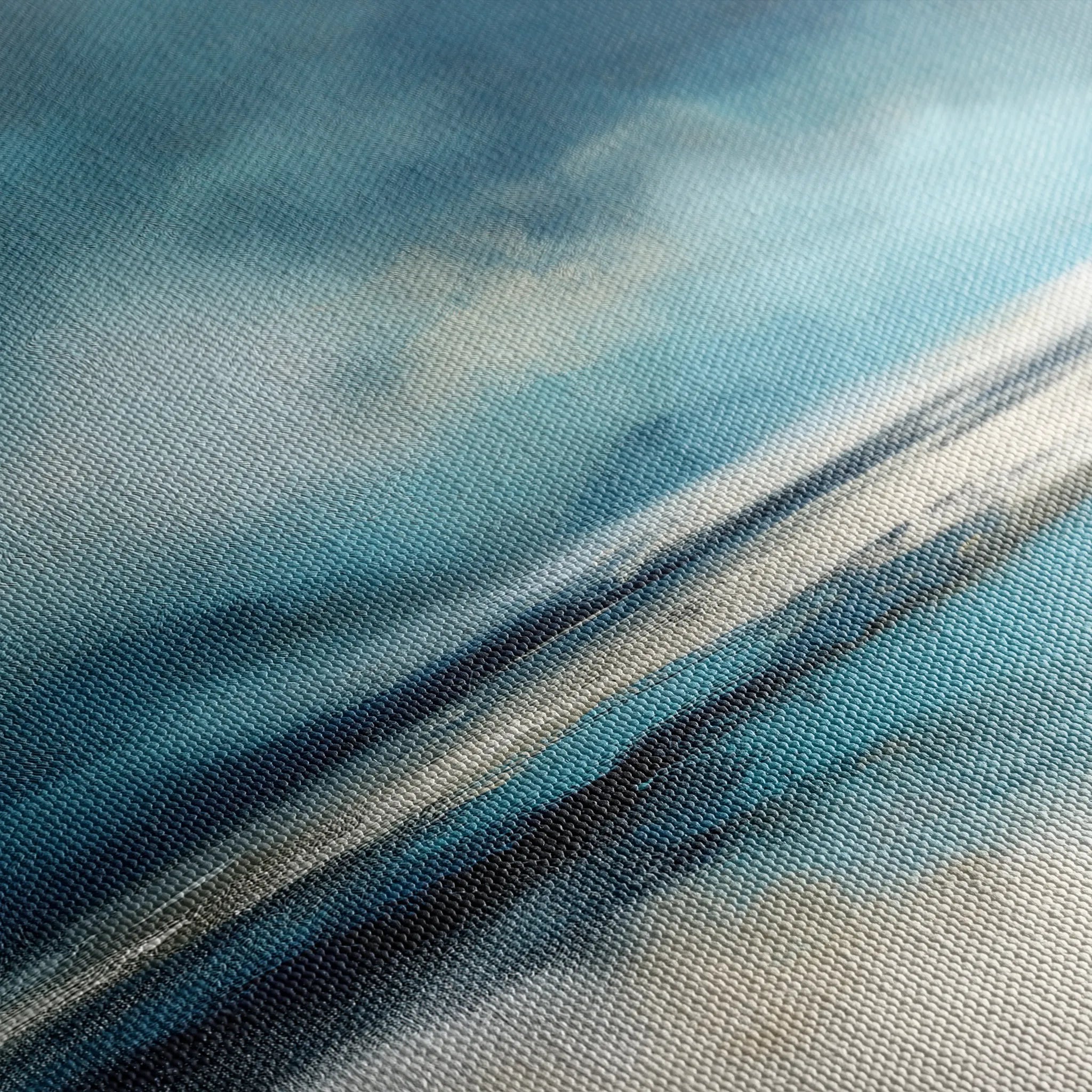 Abstract 1726 Canvas Art 18" x 24" / 45 x 60 cm / Black