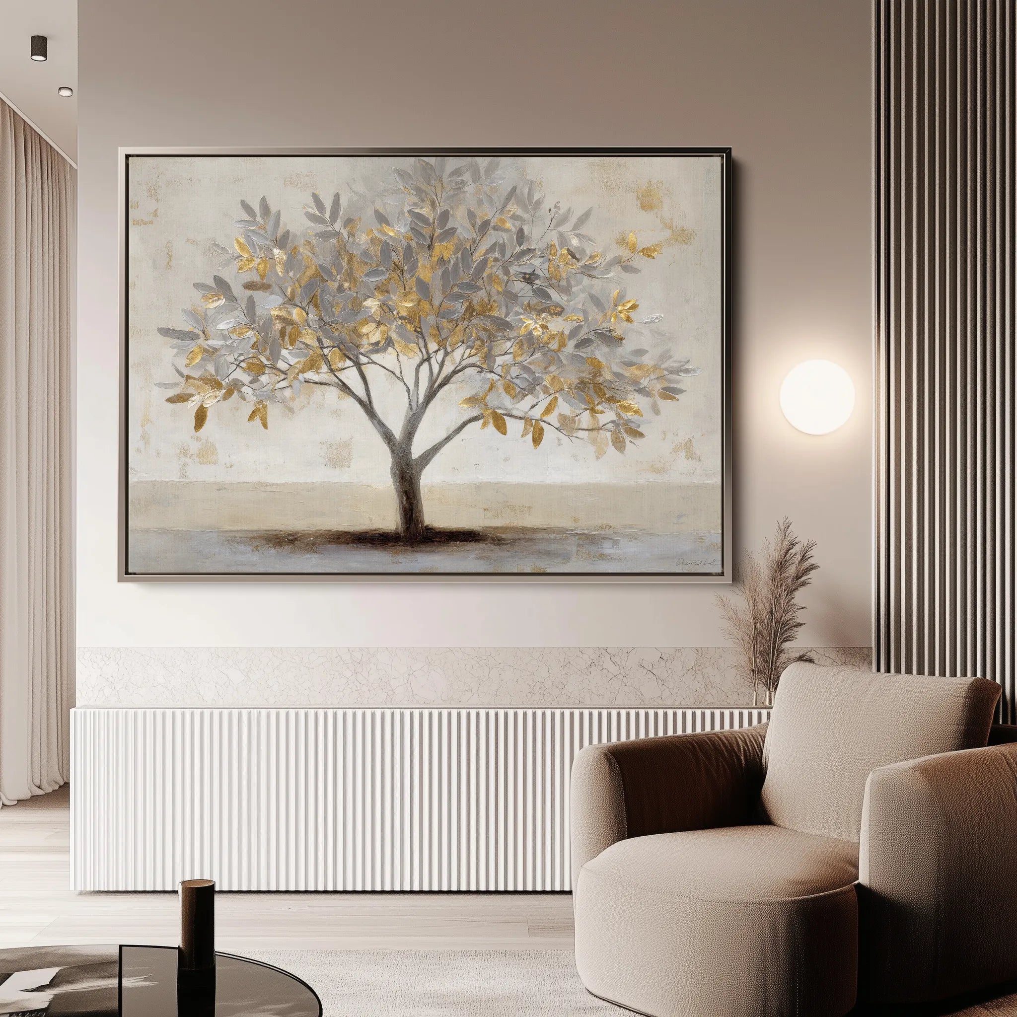 Abstract 1727 Canvas Art 18" x 24" / 45 x 60 cm / Black