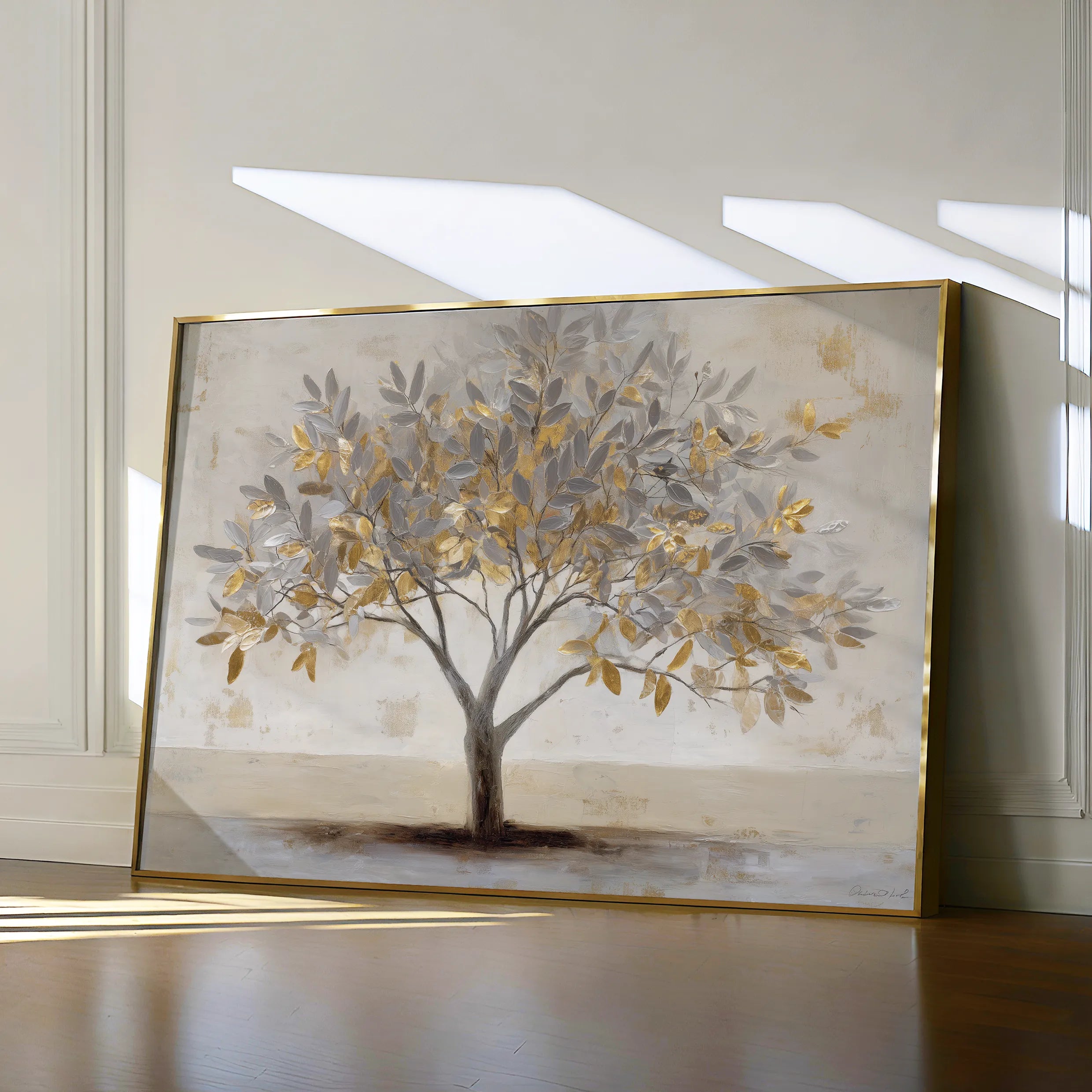 Abstract 1727 Canvas Art 18" x 24" / 45 x 60 cm / Black