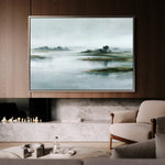 Abstract 1728 Canvas Art 18" x 24" / 45 x 60 cm / Black