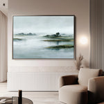 Abstract 1728 Canvas Art 18" x 24" / 45 x 60 cm / Black