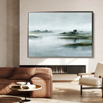 Abstract 1728 Canvas Art 18" x 24" / 45 x 60 cm / Black