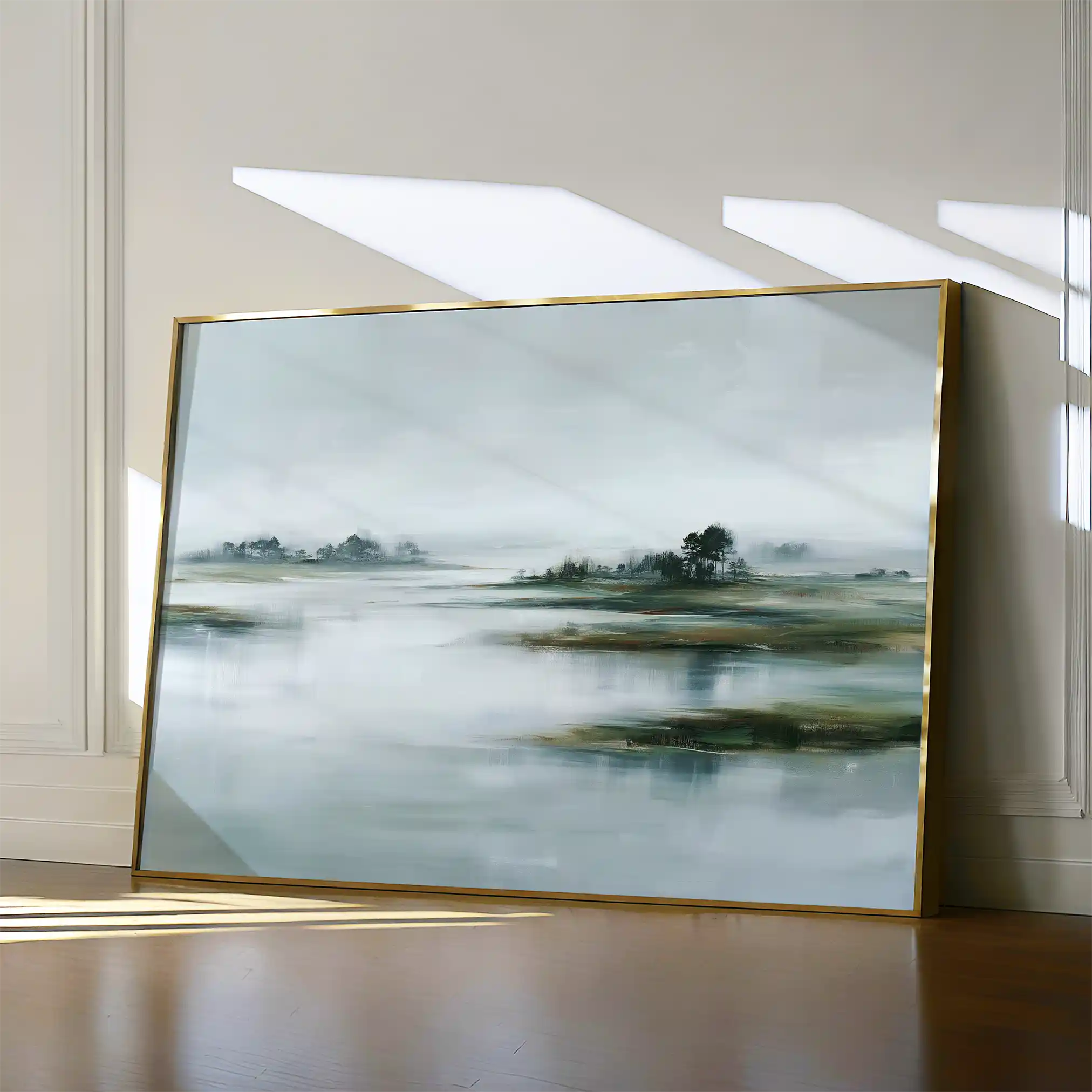 Abstract 1728 Canvas Art 60 x 40 cm / Black