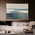 Abstract 1729 Canvas Art 18" x 24" / 45 x 60 cm / Black
