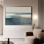 Abstract 1729 Canvas Art 18" x 24" / 45 x 60 cm / Black