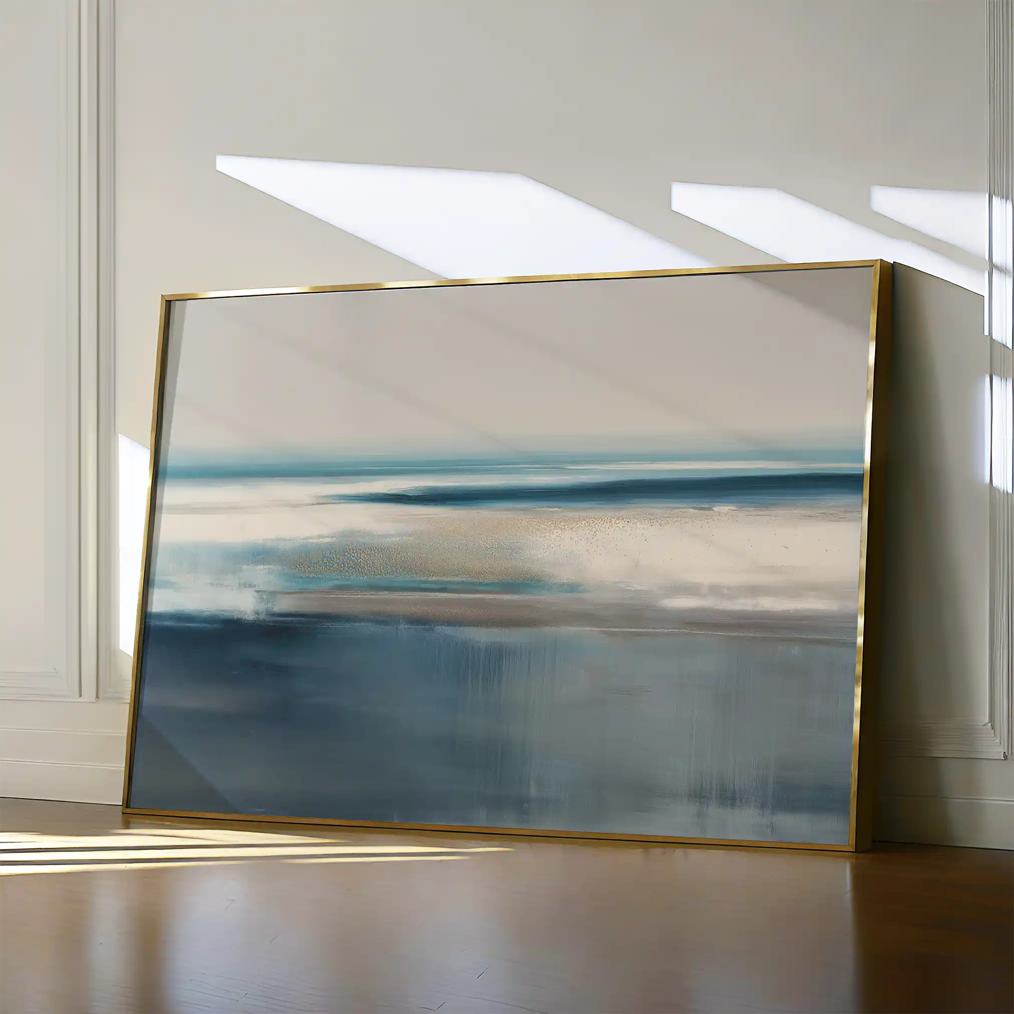 Abstract 1729 Canvas Art 60 x 40 cm / Black