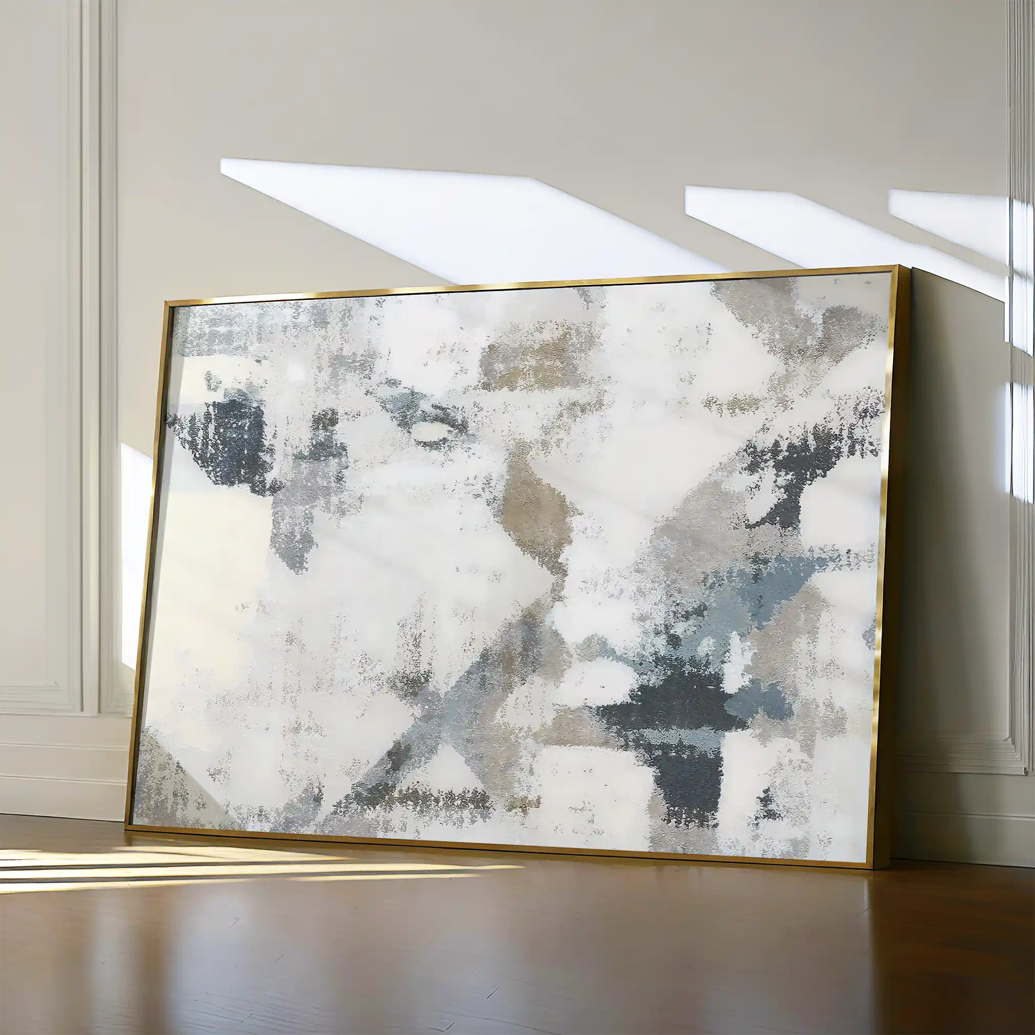 Abstract 173 Canvas Art 18" x 24" / 45 x 60 cm / Black