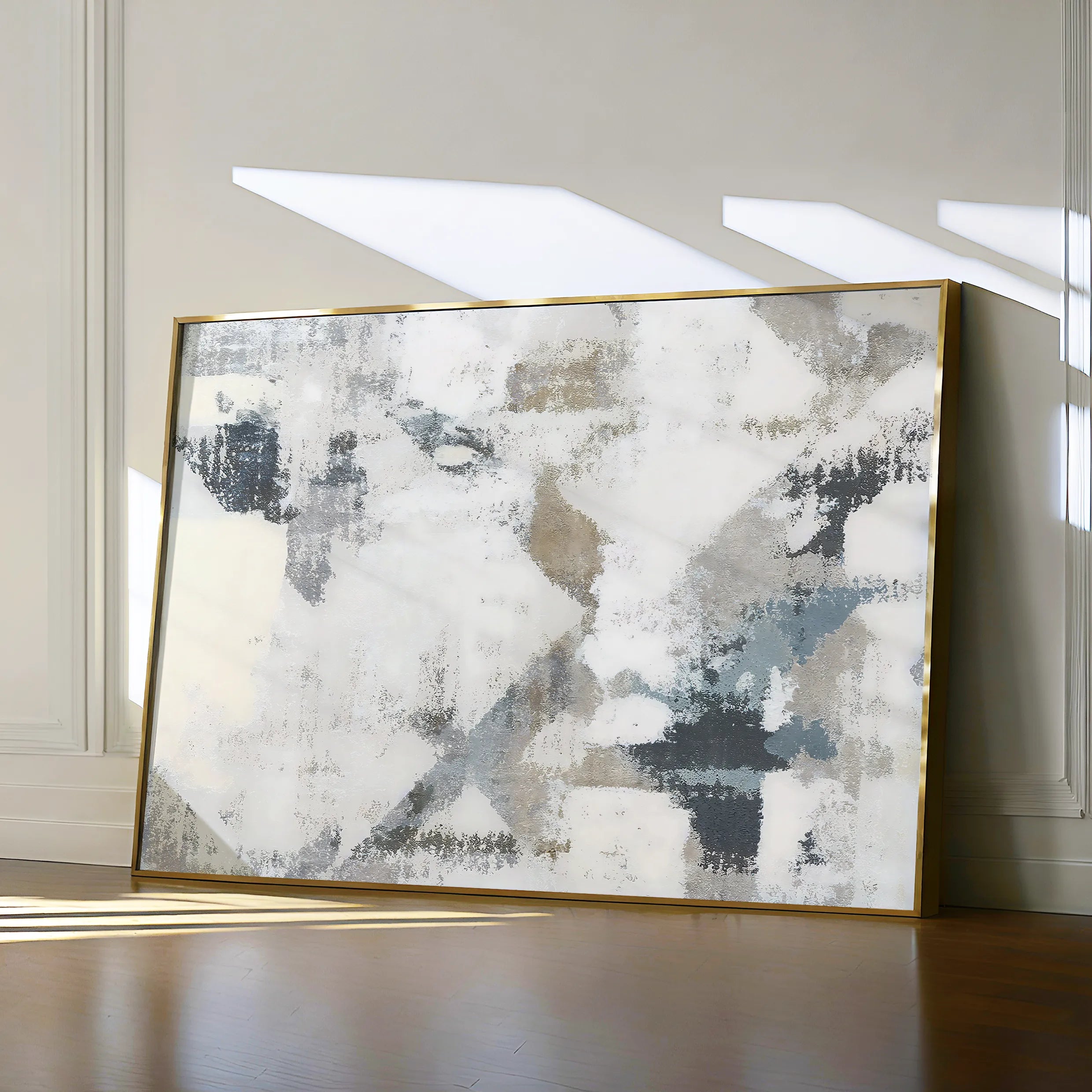 Abstract 173 Canvas Art 18" x 24" / 45 x 60 cm / Black