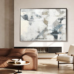 Abstract 173 Canvas Art 18" x 24" / 45 x 60 cm / Black
