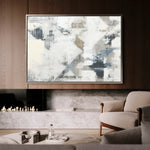 Abstract 173 Canvas Art 18" x 24" / 45 x 60 cm / Black