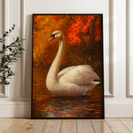 Animals 173 Canvas Art 18" x 24" / 45 x 60 cm / Black