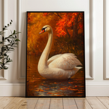 Animals 173 Canvas Art 18" x 24" / 45 x 60 cm / Black