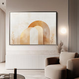 Boho 173 Canvas Art 18" x 24" / 45 x 60 cm / Black