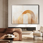 Boho 173 Canvas Art 18" x 24" / 45 x 60 cm / Black