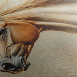 Horses 173 Canvas Art 18" x 24" / 45 x 60 cm / Black