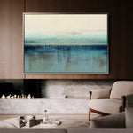 Abstract 1730 Canvas Art 18" x 24" / 45 x 60 cm / Black