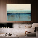 Abstract 1730 Canvas Art 18" x 24" / 45 x 60 cm / Black