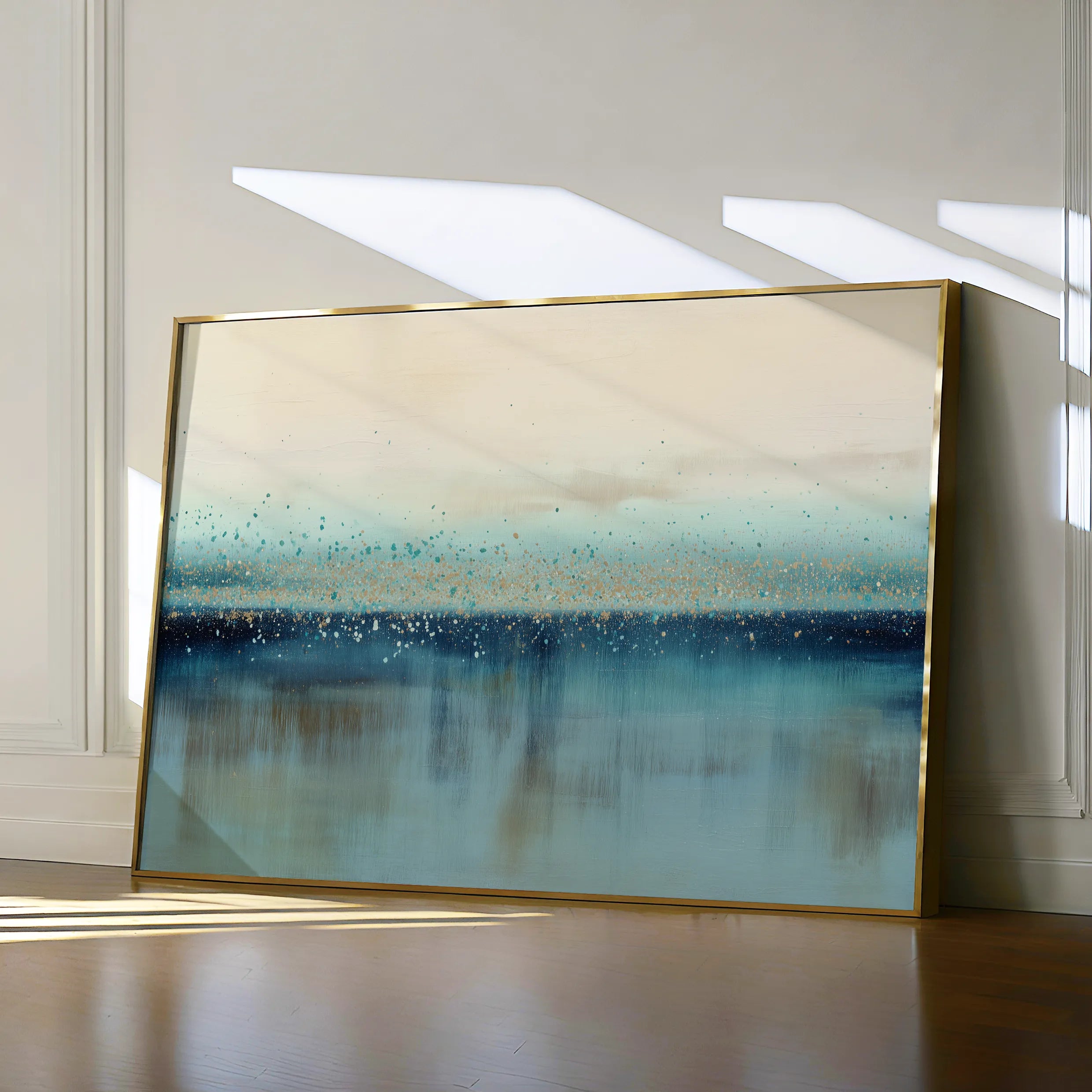 Abstract 1730 Canvas Art 18" x 24" / 45 x 60 cm / Black