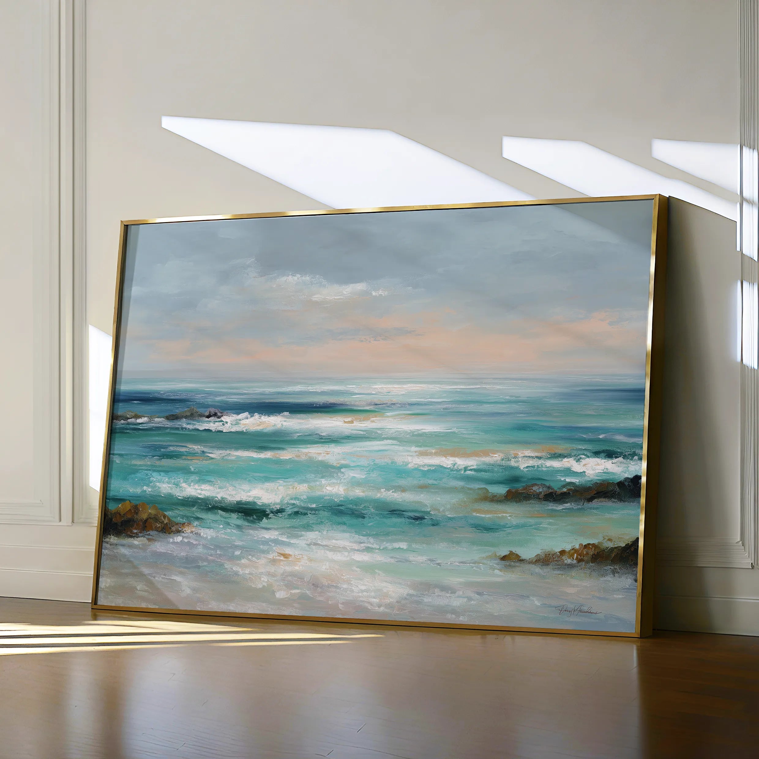 Abstract 1732 Canvas Art 18" x 24" / 45 x 60 cm / Black