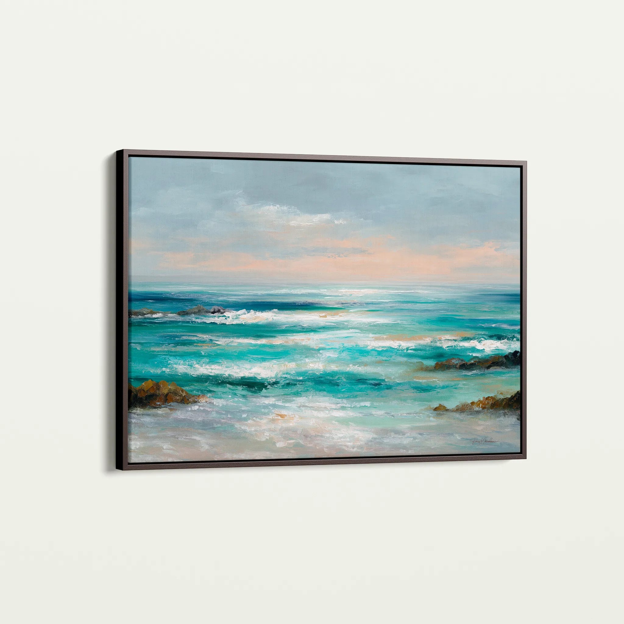 Abstract 1732 Canvas Art 18" x 24" / 45 x 60 cm / Black