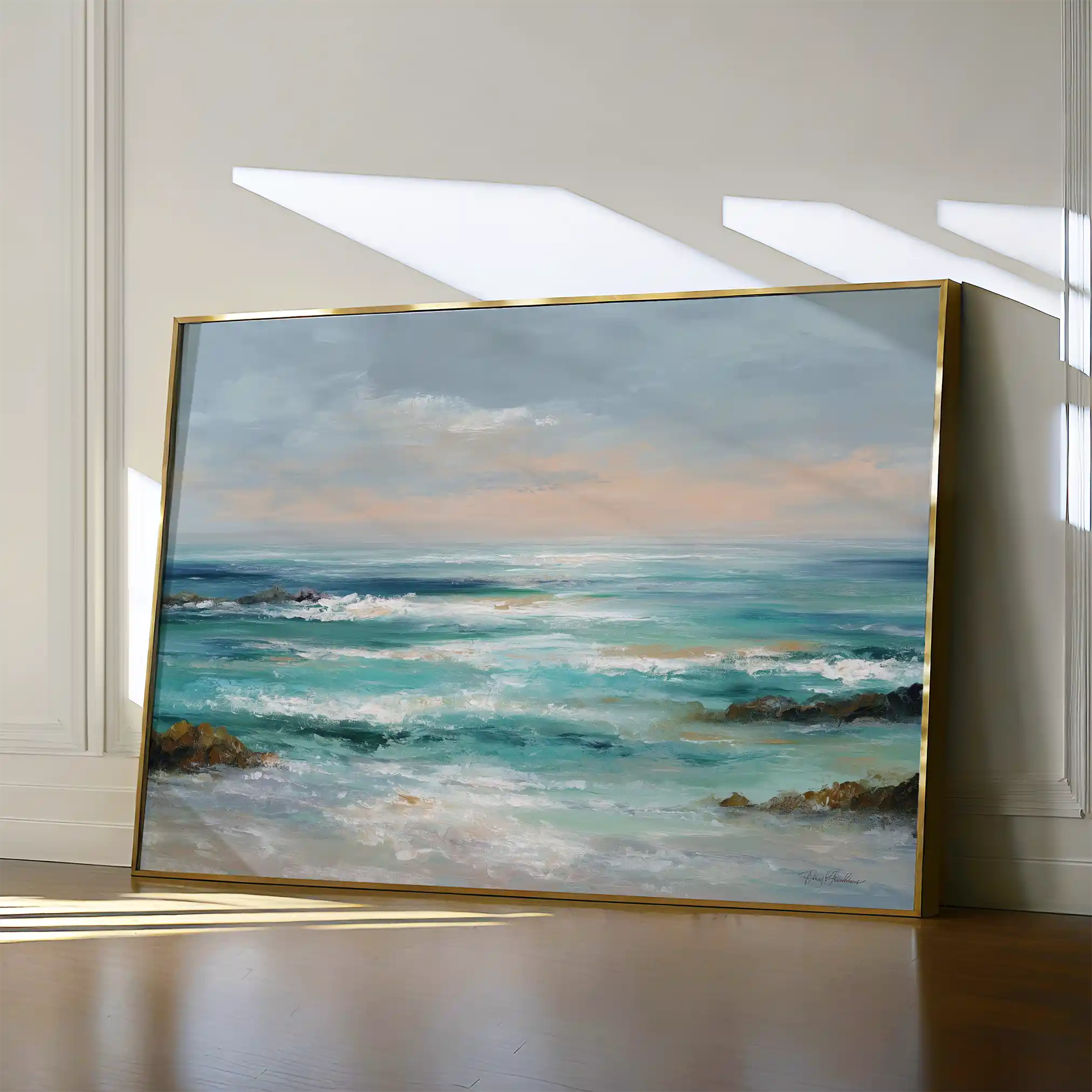 Abstract 1732 Canvas Art 60 x 40 cm / Black