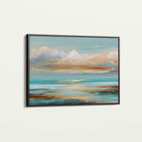 Abstract 1733 Canvas Art 18" x 24" / 45 x 60 cm / Black