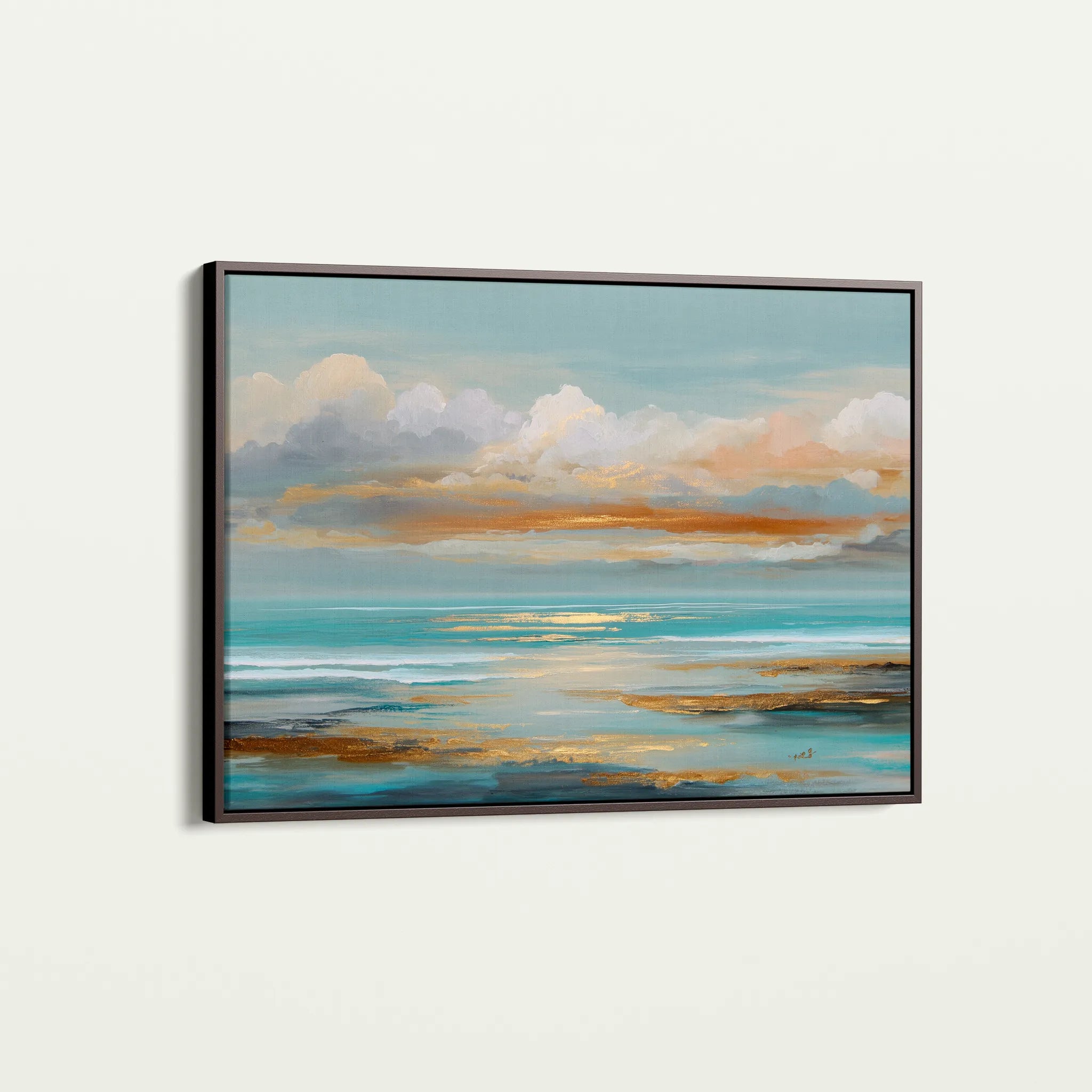 Abstract 1733 Canvas Art 18" x 24" / 45 x 60 cm / Black