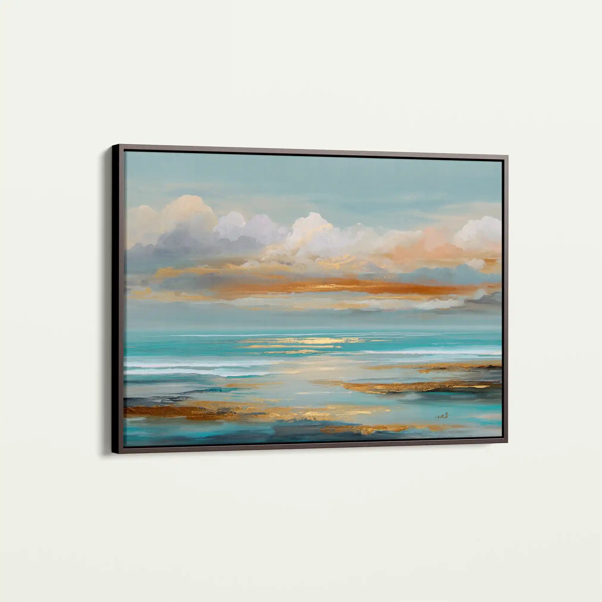 Abstract 1733 Canvas Art 60 x 40 cm / Black