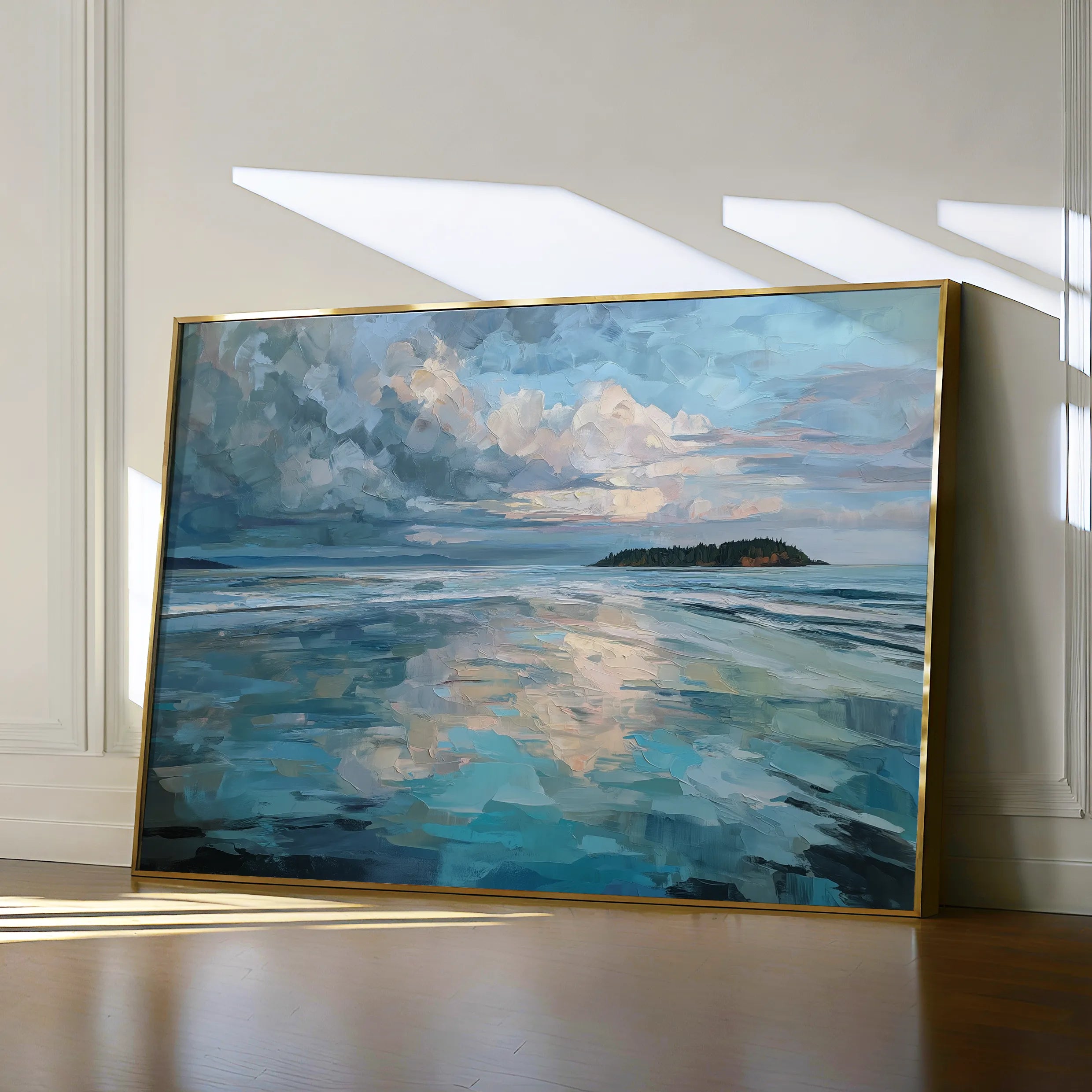 Abstract 1734 Canvas Art 18" x 24" / 45 x 60 cm / Black