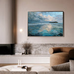 Abstract 1734 Canvas Art 18" x 24" / 45 x 60 cm / Black