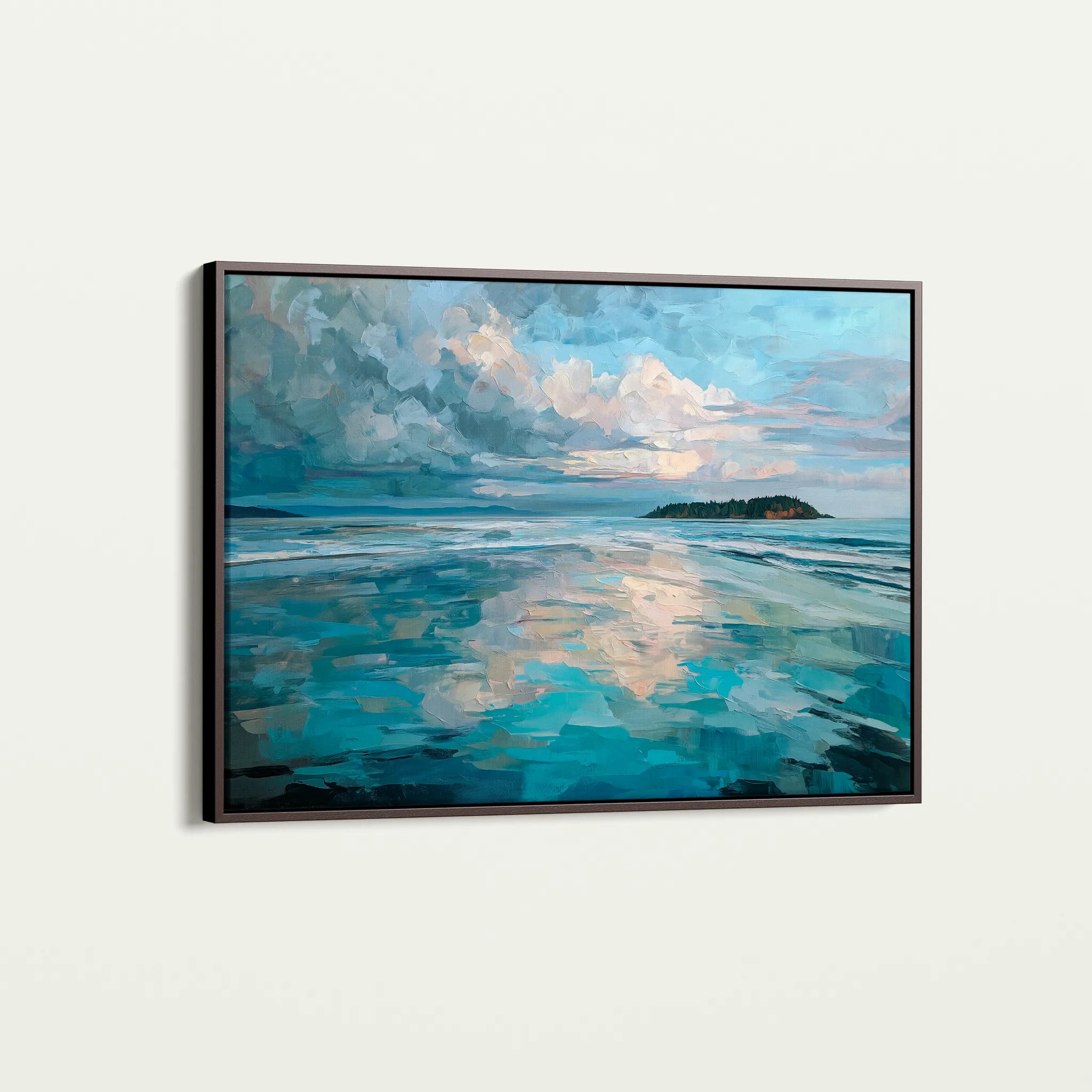 Abstract 1734 Canvas Art 18" x 24" / 45 x 60 cm / Black
