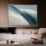 Abstract 1735 Canvas Art 18" x 24" / 45 x 60 cm / Black