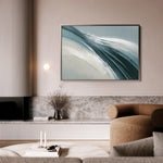 Abstract 1735 Canvas Art 18" x 24" / 45 x 60 cm / Black
