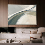 Abstract 1736 Canvas Art 18" x 24" / 45 x 60 cm / Black