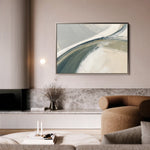Abstract 1736 Canvas Art 18" x 24" / 45 x 60 cm / Black