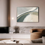 Abstract 1736 Canvas Art 18" x 24" / 45 x 60 cm / Black