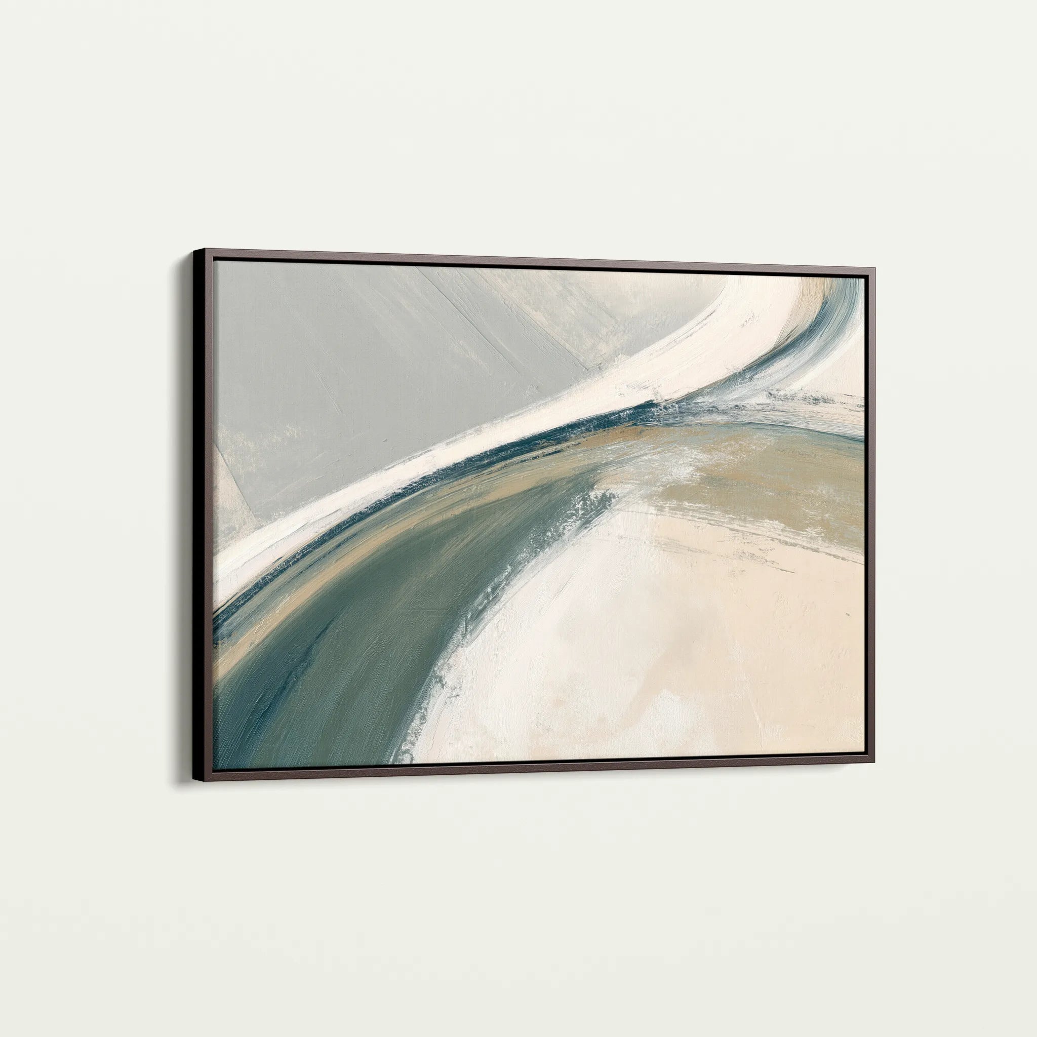 Abstract 1736 Canvas Art 18" x 24" / 45 x 60 cm / Black