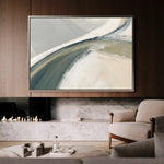 Abstract 1736 Canvas Art 60 x 40 cm / Black