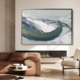 Abstract 1737 Canvas Art 18" x 24" / 45 x 60 cm / Black