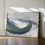 Abstract 1737 Canvas Art 18" x 24" / 45 x 60 cm / Black