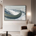 Abstract 1737 Canvas Art 18" x 24" / 45 x 60 cm / Black