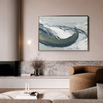 Abstract 1737 Canvas Art 18" x 24" / 45 x 60 cm / Black