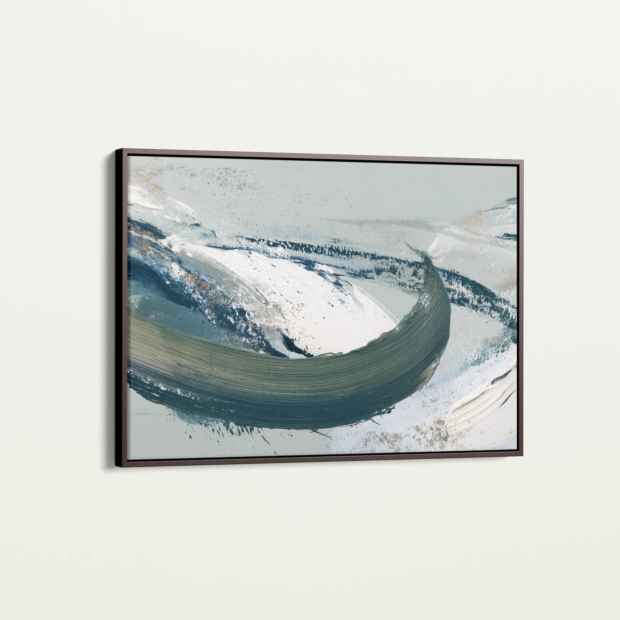 Abstract 1737 Canvas Art 18" x 24" / 45 x 60 cm / Black
