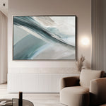 Abstract 1738 Canvas Art 18" x 24" / 45 x 60 cm / Black