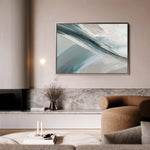 Abstract 1738 Canvas Art 18" x 24" / 45 x 60 cm / Black